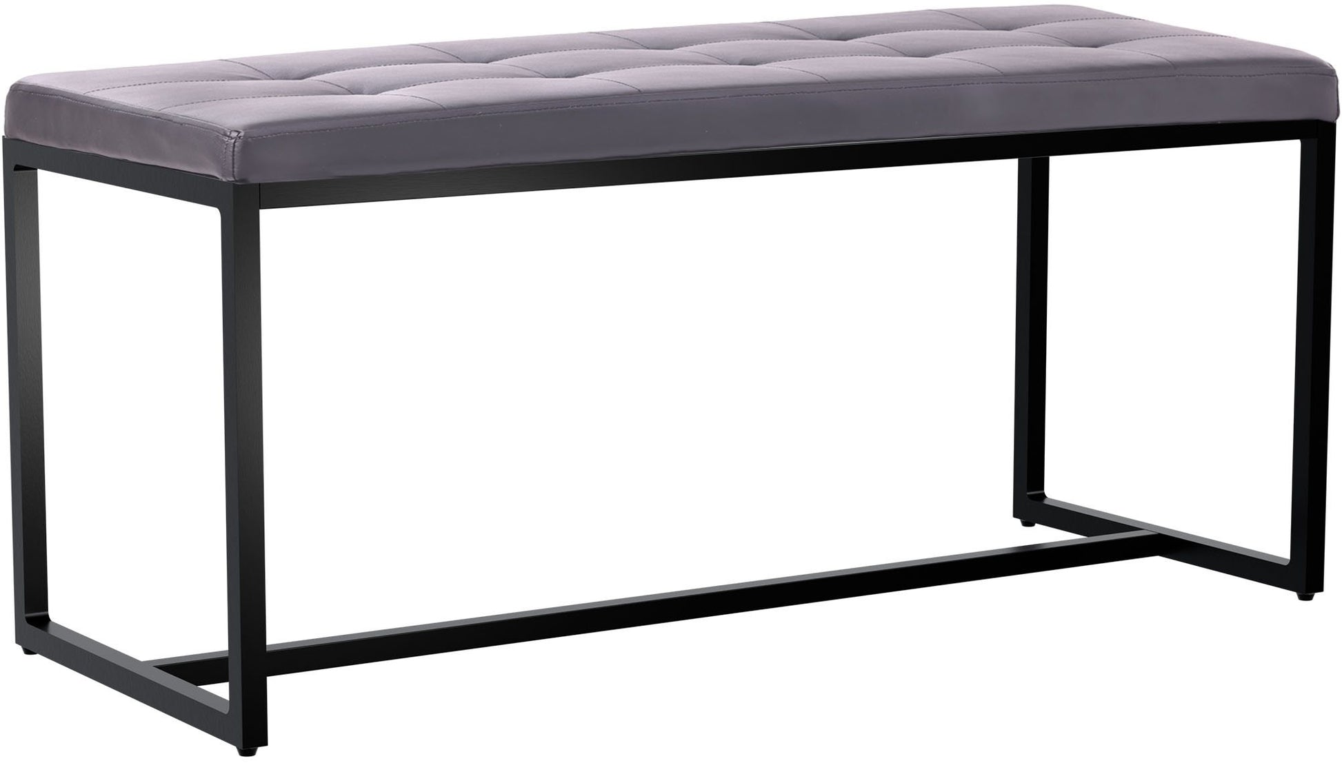 Sitzbank Barci mit schwarzem Gestell - homemem39