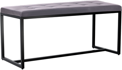 Sitzbank Barci mit schwarzem Gestell - homemem39