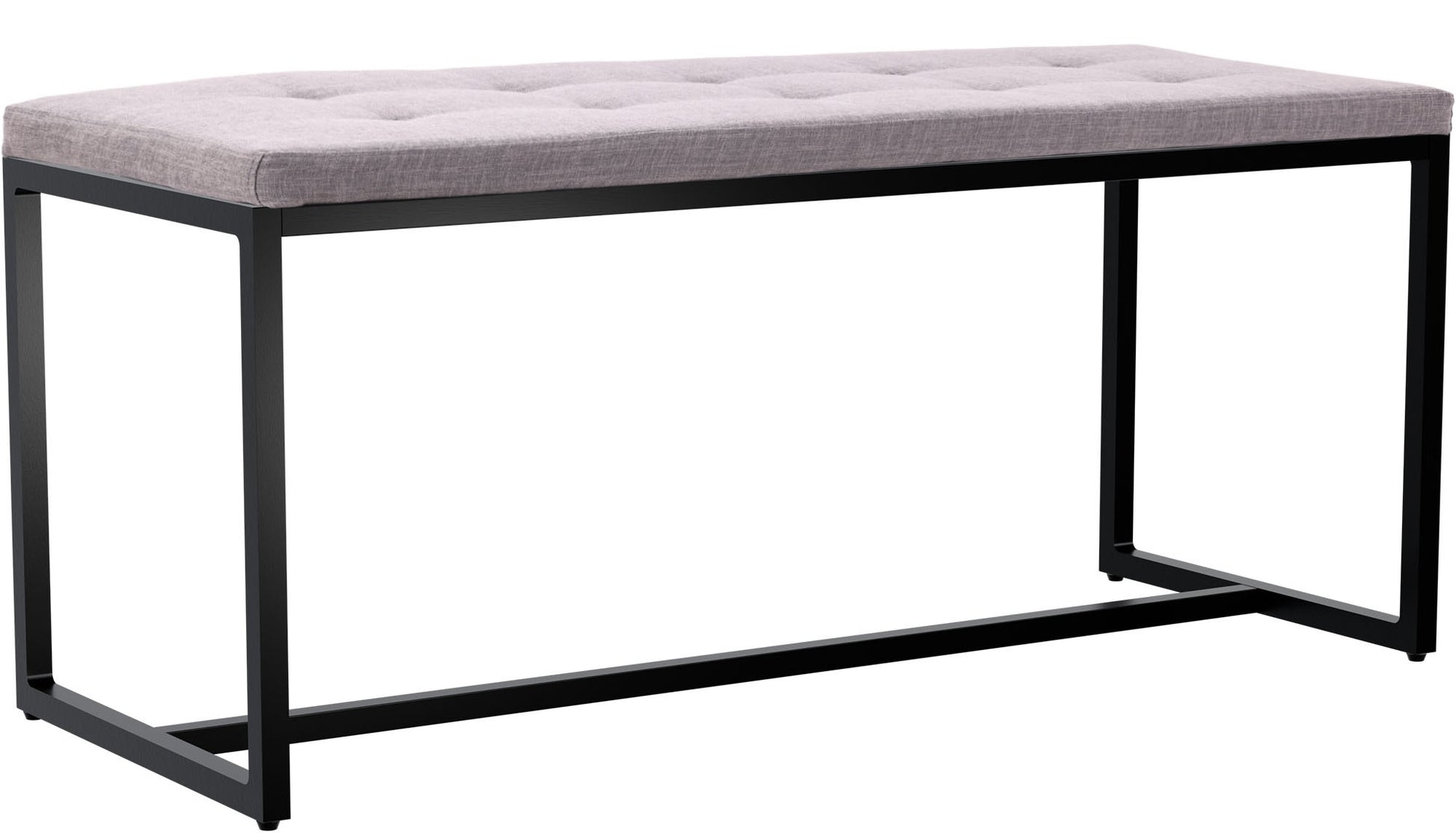 Sitzbank Barci mit schwarzem Gestell - homemem39