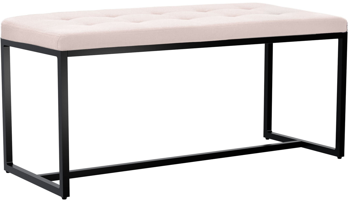 Sitzbank Barci mit schwarzem Gestell - homemem39