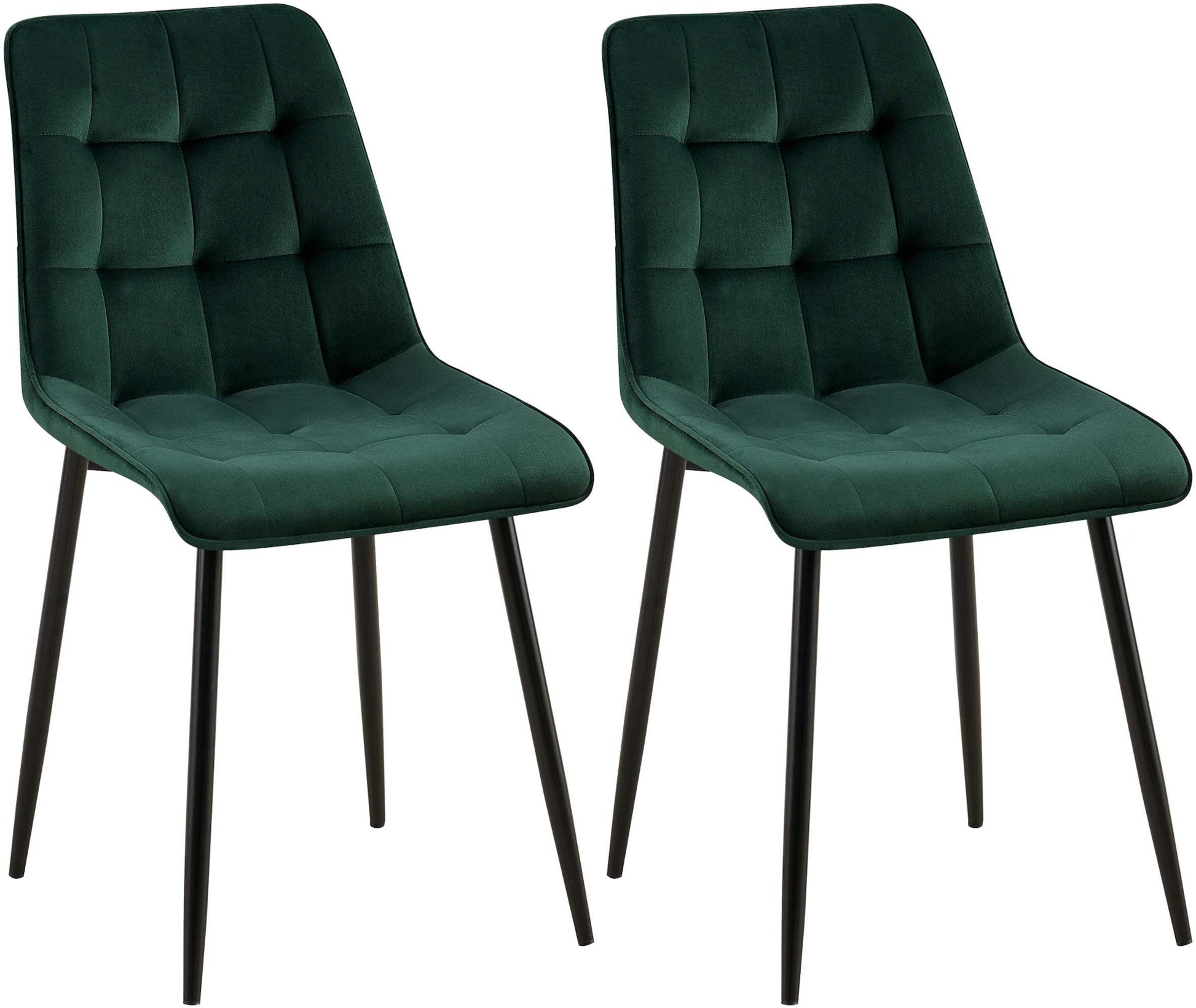2er Set Esszimmerstuhl Gifford Samtbezug - homemem39