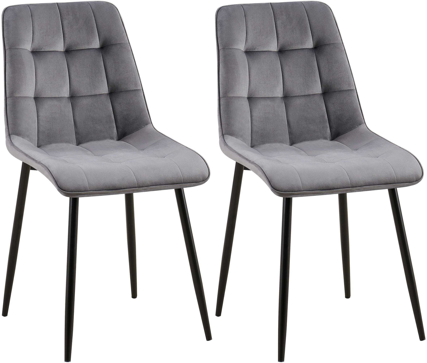 2er Set Esszimmerstuhl Gifford Samtbezug - homemem39