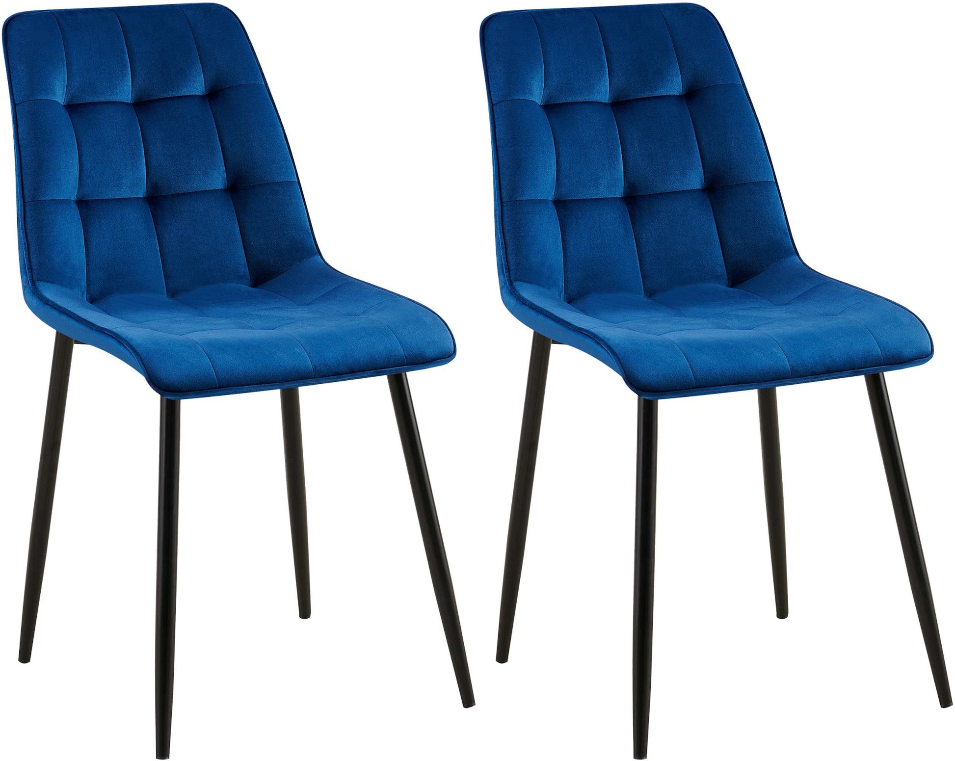 2er Set Esszimmerstuhl Gifford Samtbezug - homemem39