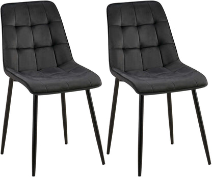 2er Set Esszimmerstuhl Gifford Samtbezug - homemem39