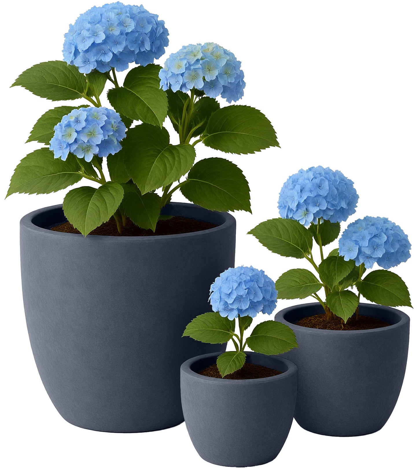 3er Set Pflanzkübel rund 1 - homemem39