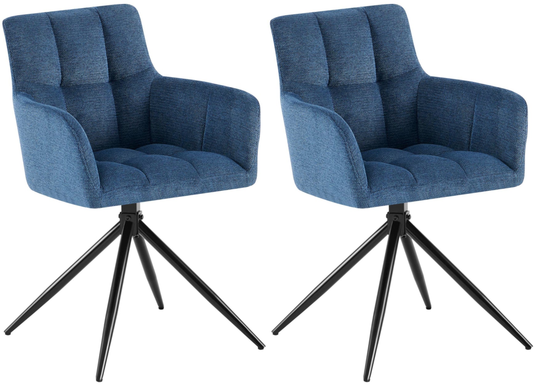 2er Set Esszimmerstuhl Jonah Stoff - homemem39