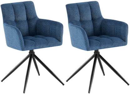 2er Set Esszimmerstuhl Jonah Stoff - homemem39