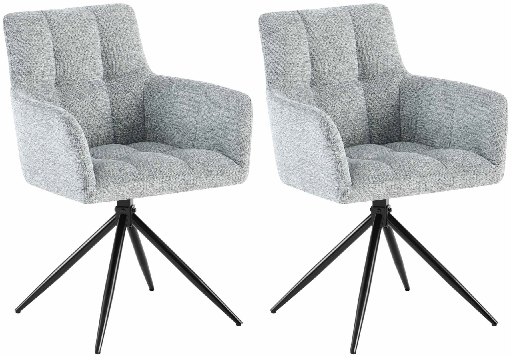 2er Set Esszimmerstuhl Jonah Stoff - homemem39
