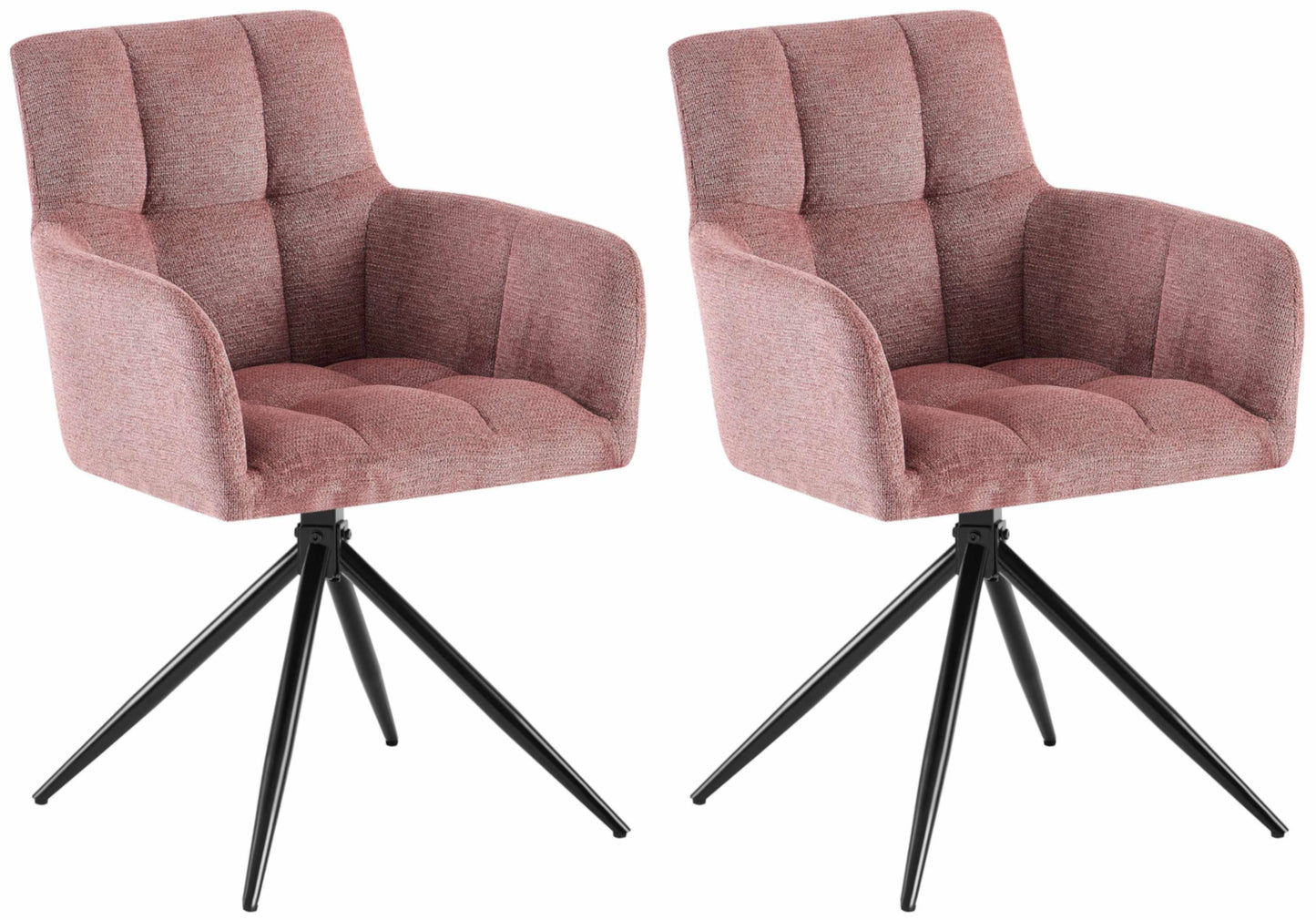 2er Set Esszimmerstuhl Jonah Stoff - homemem39