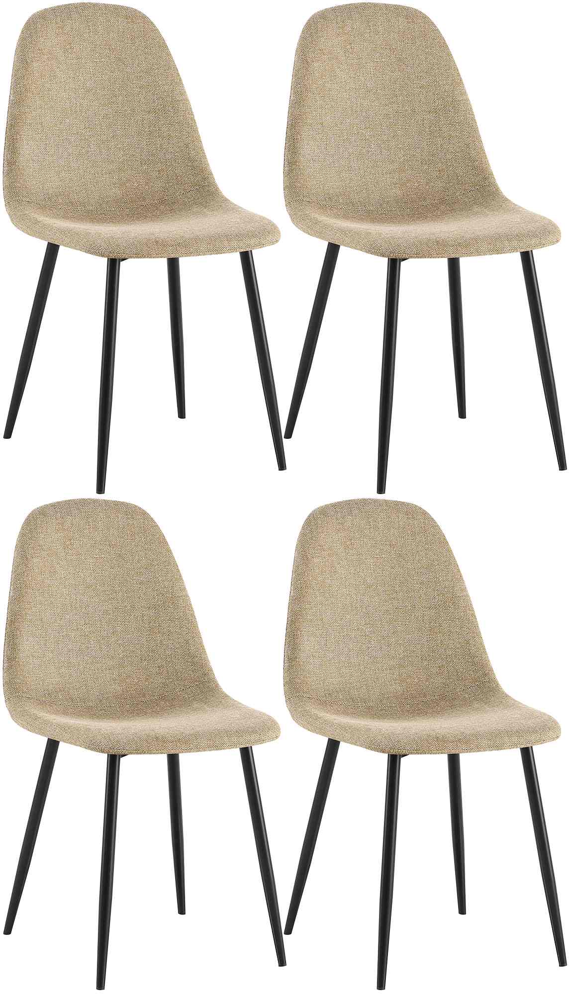 4er Set Esszimmerstühle Napier - homemem39