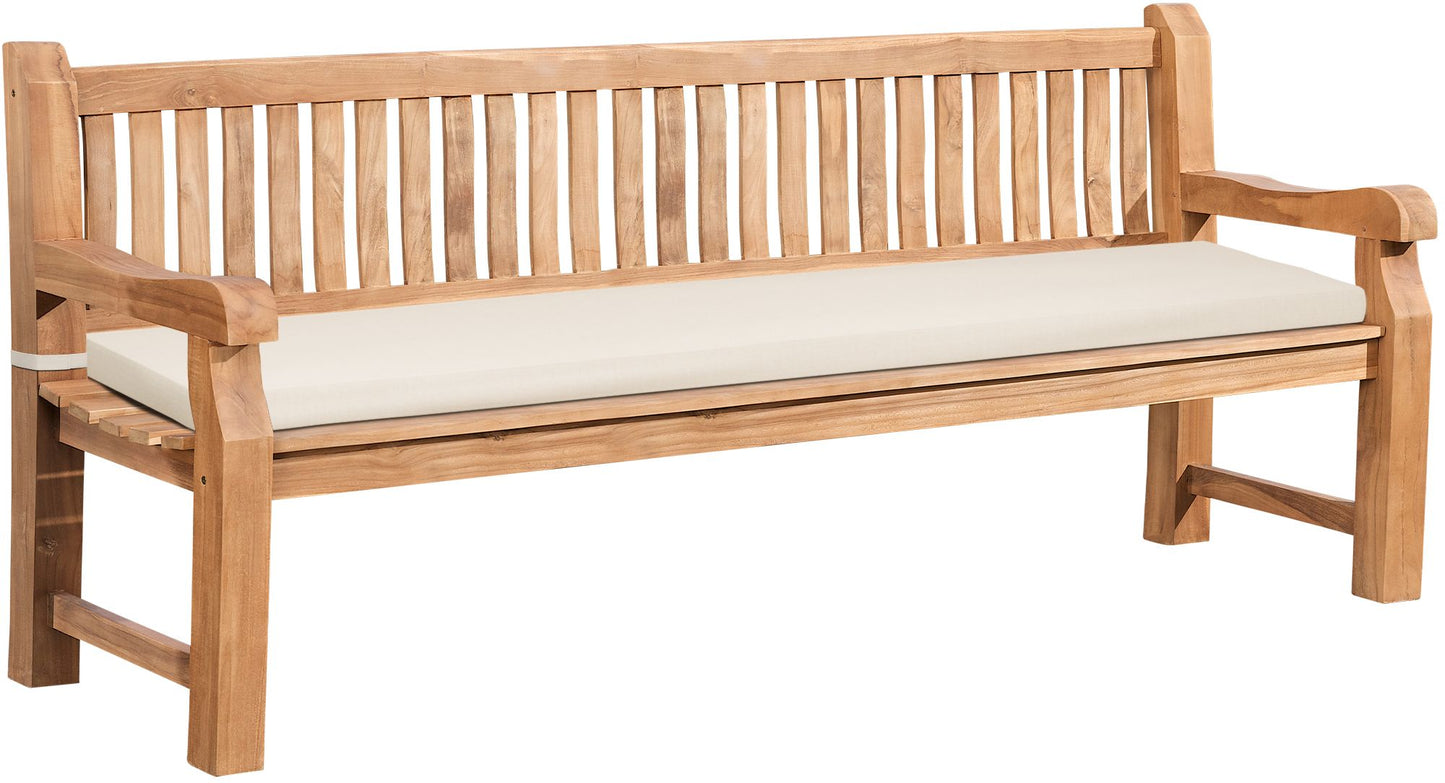 Gartenbank Teakholz Jackson mit Sitzkissen - homemem39