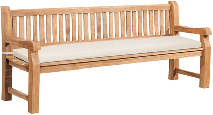 Gartenbank Teakholz Jackson mit Sitzkissen - homemem39