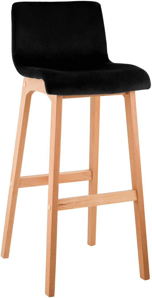 Barhocker Hover Samt Vierfußgestell Natura - homemem39