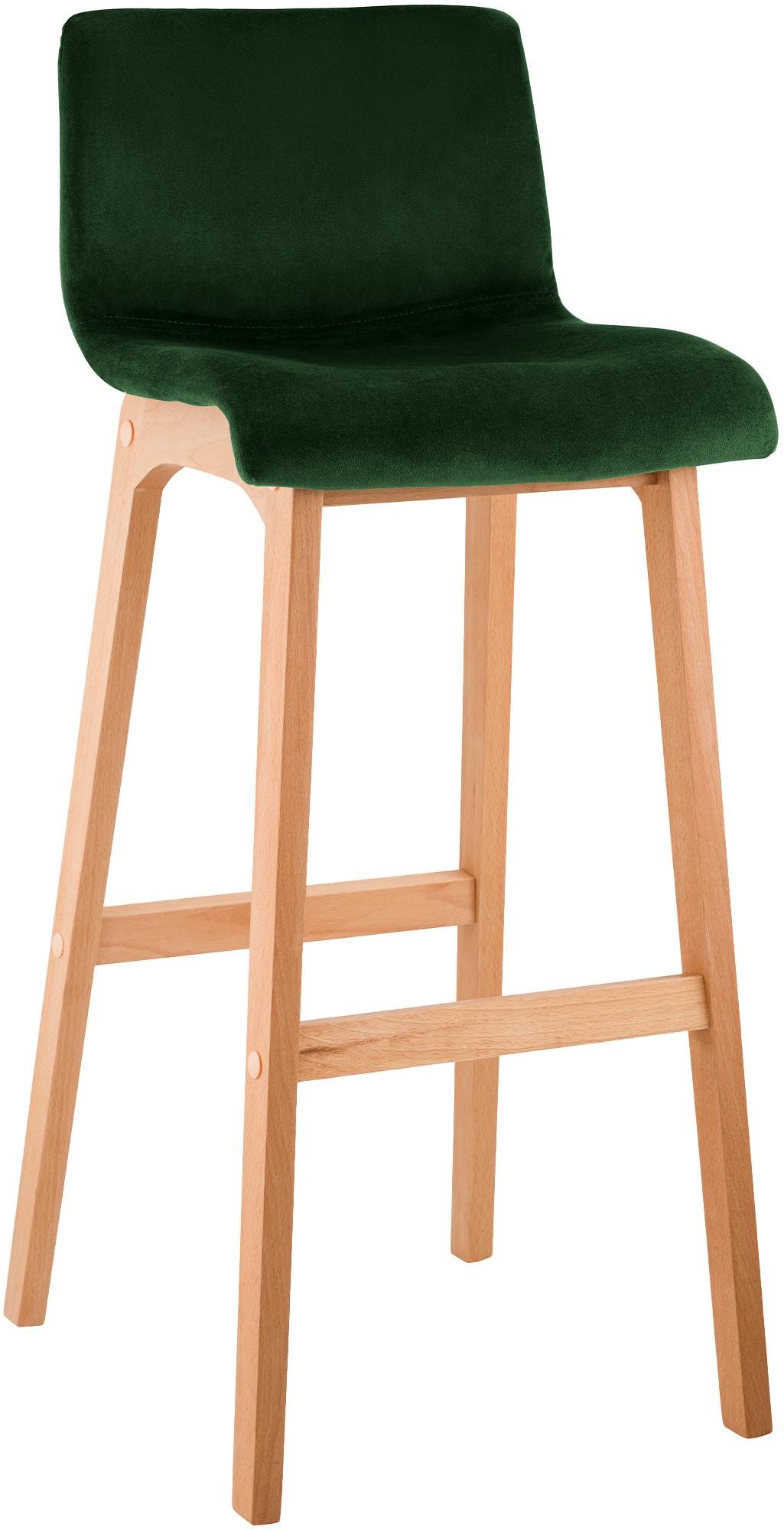 Barhocker Hover Samt Vierfußgestell Natura - homemem39