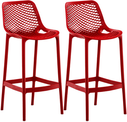 2er Set Outdoor Barhocker Air