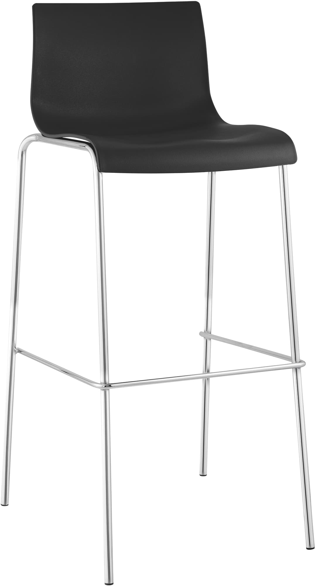 Barhocker Hover Kunststoff 4-Fuß Gestell | homemem39