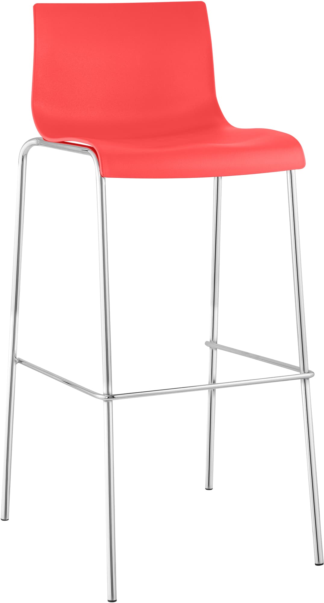 Barhocker Hover Kunststoff 4-Fuß Gestell | homemem39
