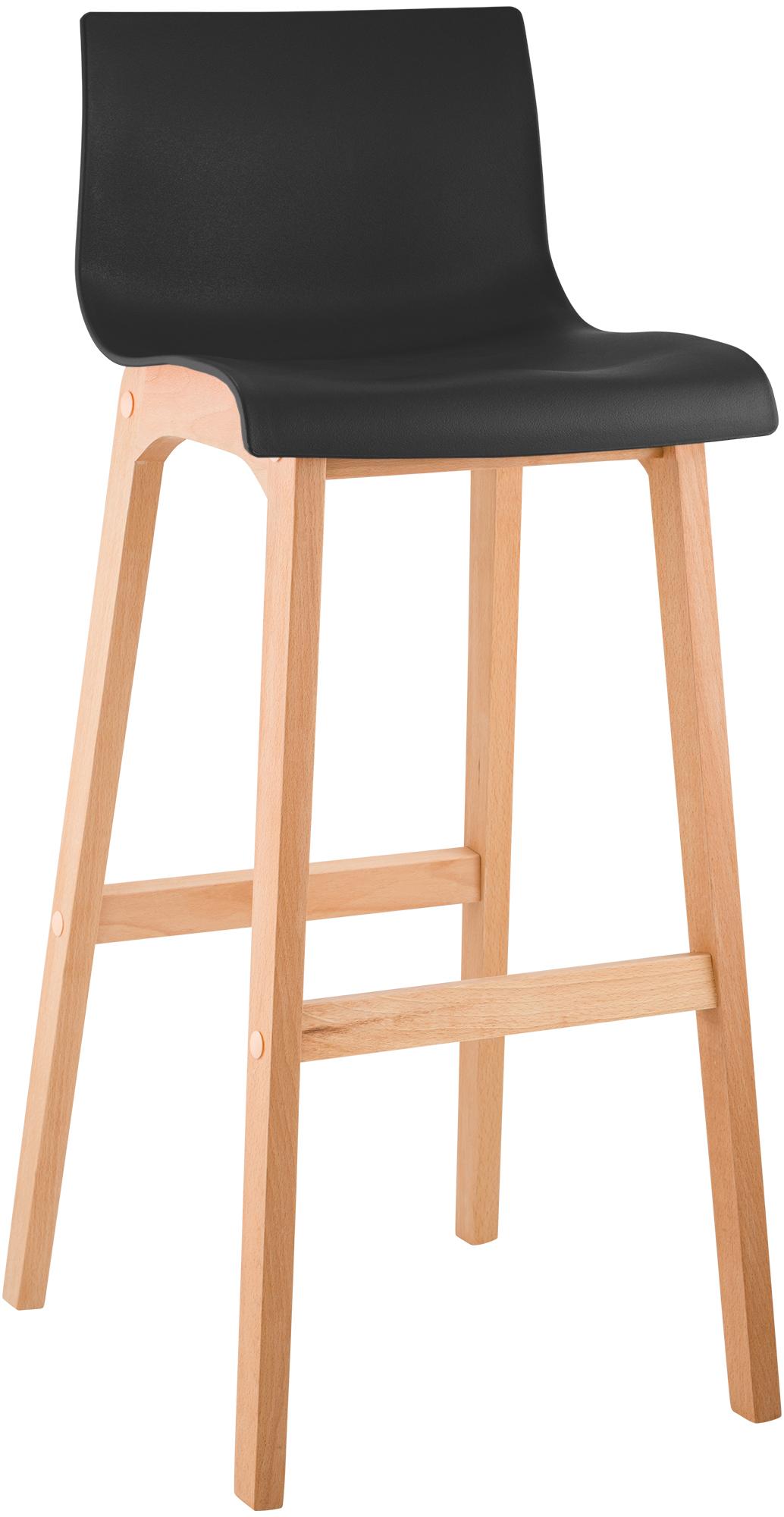 Barhocker Hover Kunststoff Vierfußgestell Natura | homemem39