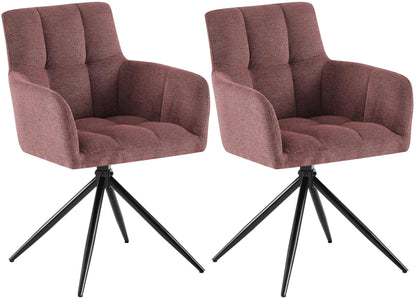 2er Set Esszimmerstuhl Jonah Stoff