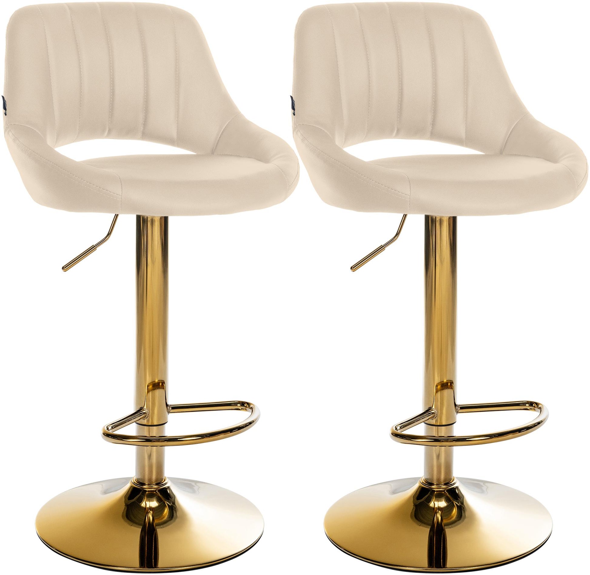 2er Set Barhocker Milet Kunstleder | homemem39