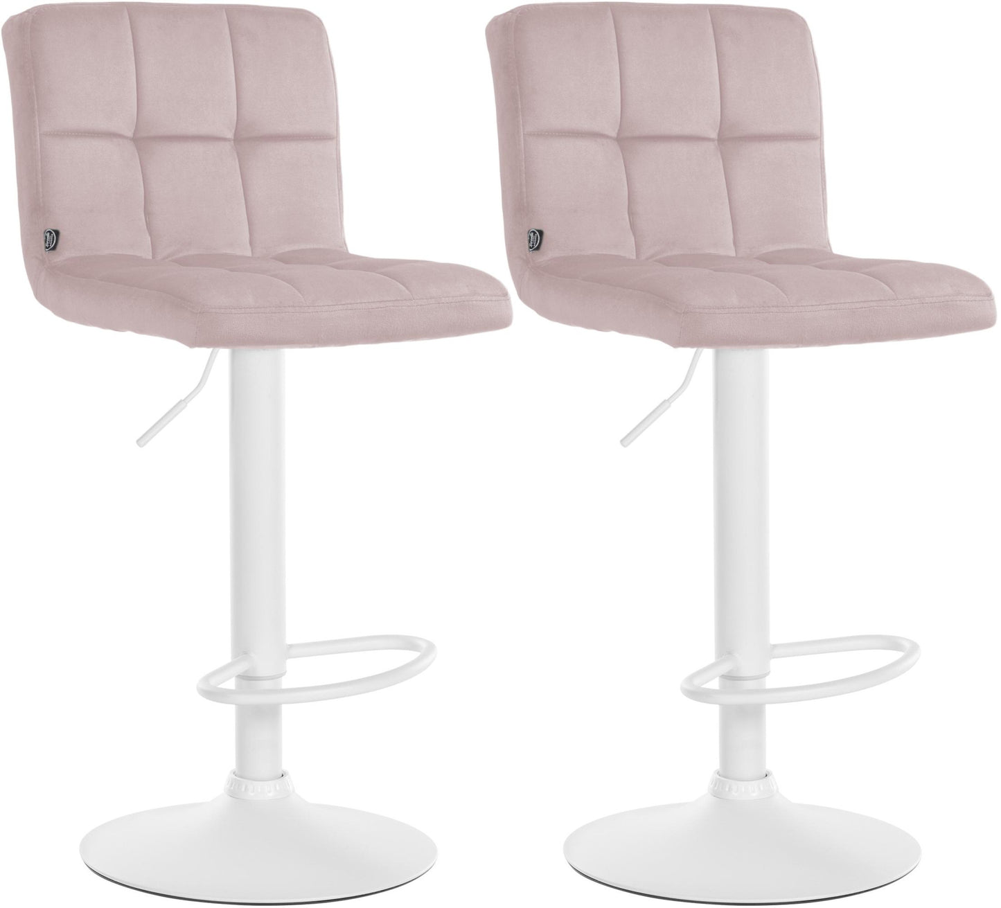 2er Set Barhocker Peru Samt | homemem39