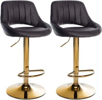 2er Set Barhocker Milet Kunstleder | homemem39