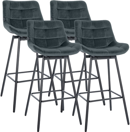 4er Set Barhocker Weston schwenkbar