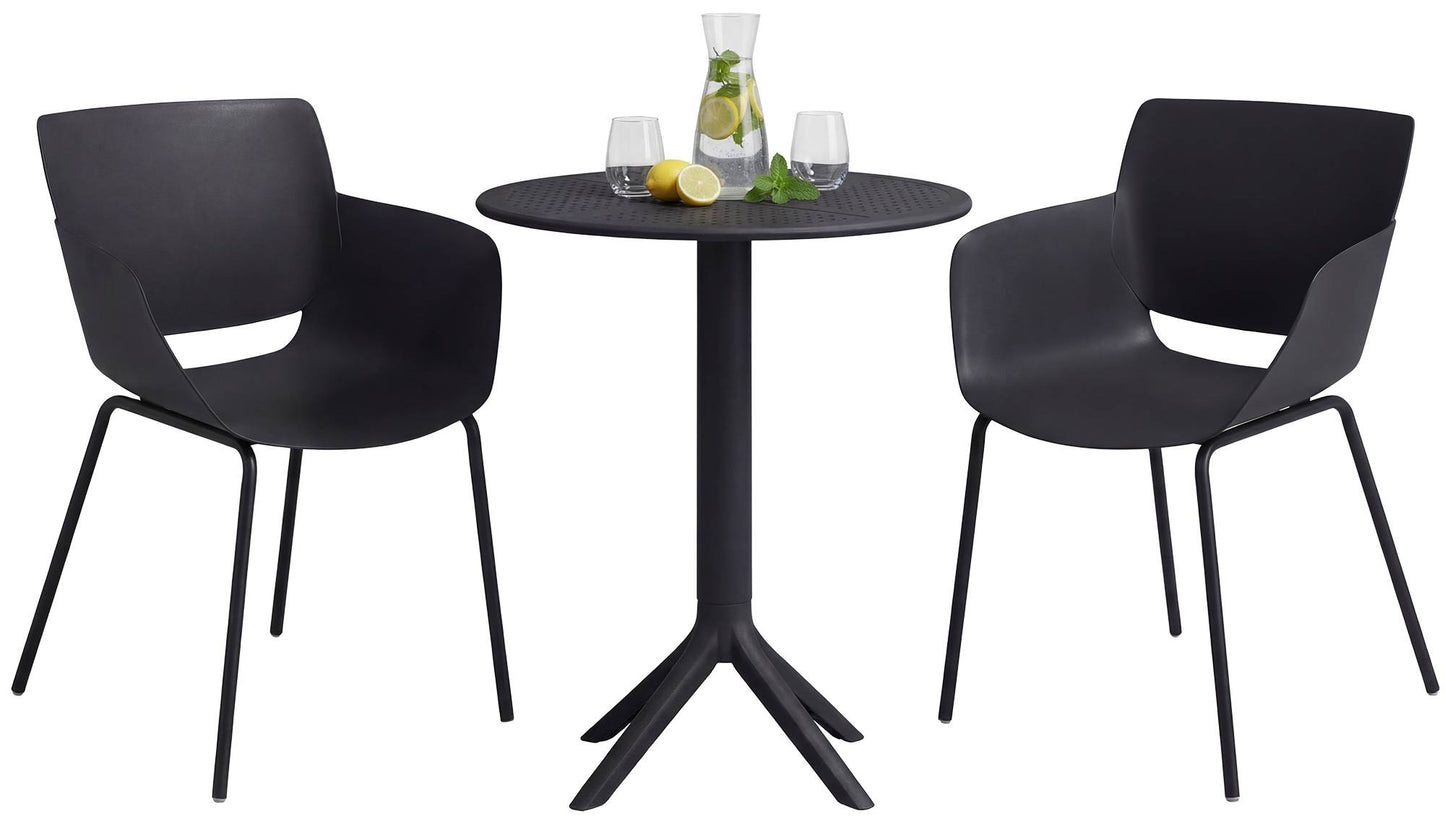Gartenmöbel-Set Siora mit 2 Stühlen