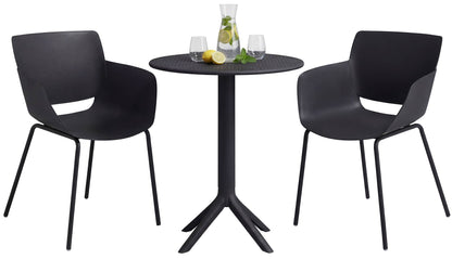 Gartenmöbel-Set Siora mit 2 Stühlen