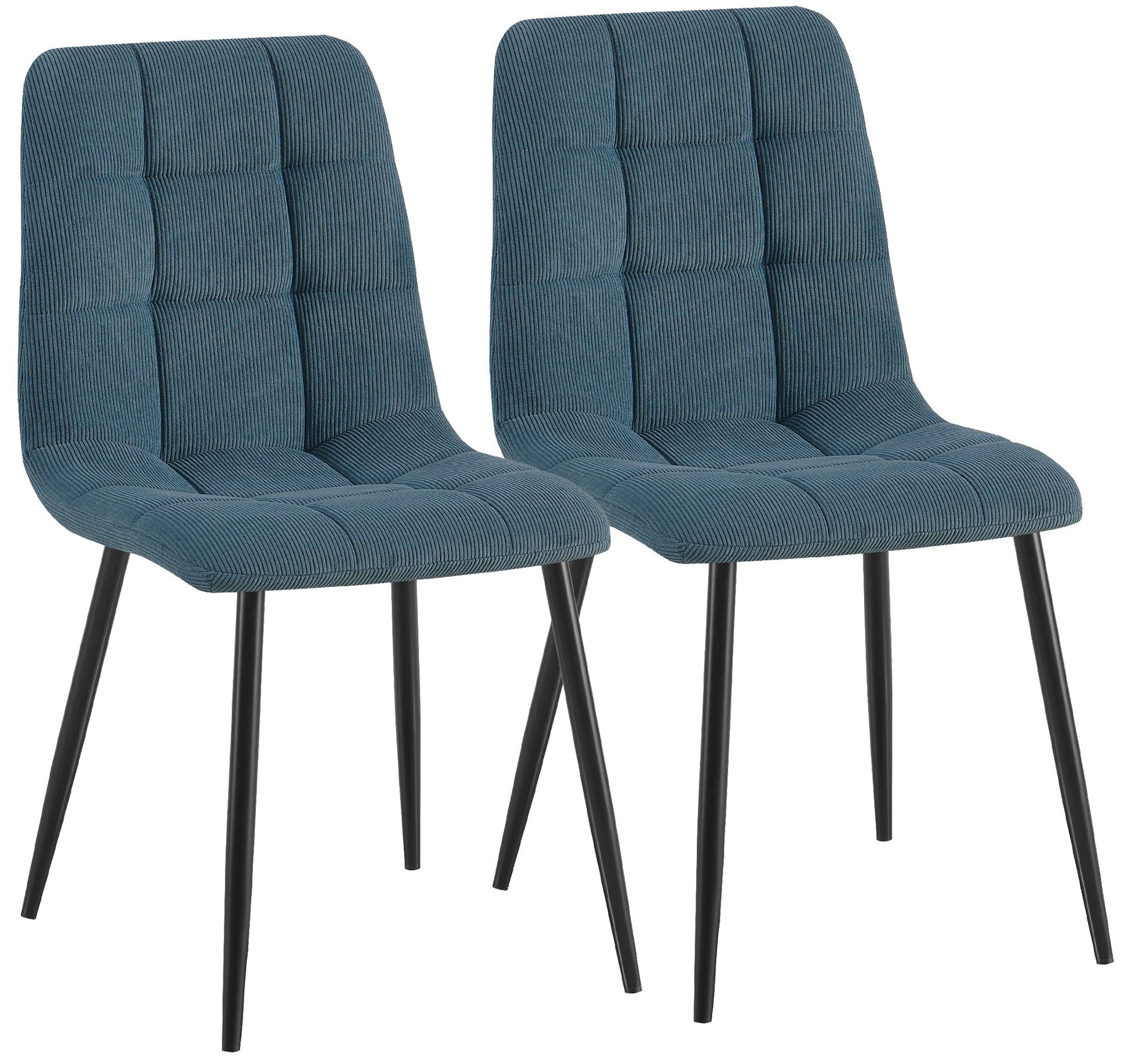 2er Set Esszimmerstühle Antibes Cord | homemem39