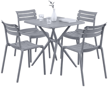 Gartenmöbel-Set Vela mit 4 Stühlen