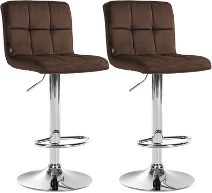 2er Set Barhocker Peru Samt