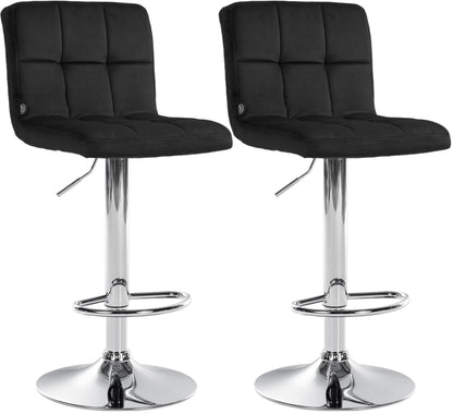 2er Set Barhocker Peru Samt