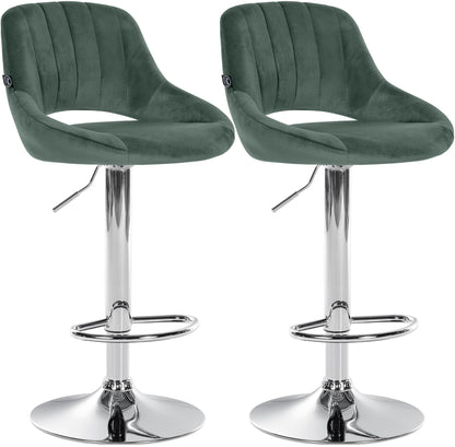 2er Set Barhocker Milet Samt