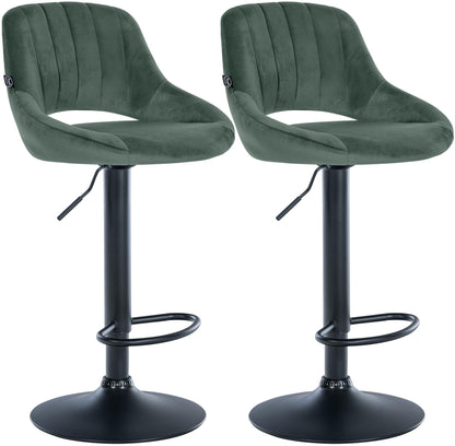 2er Set Barhocker Milet Samt