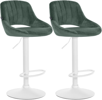 2er Set Barhocker Milet Samt | homemem39
