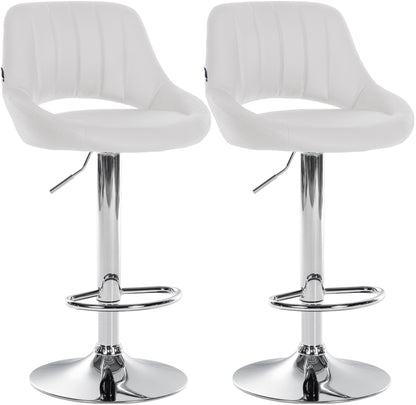 2er Set Barhocker Milet Kunstleder | homemem39