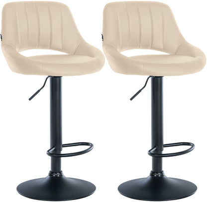 2er Set Barhocker Milet Kunstleder | homemem39