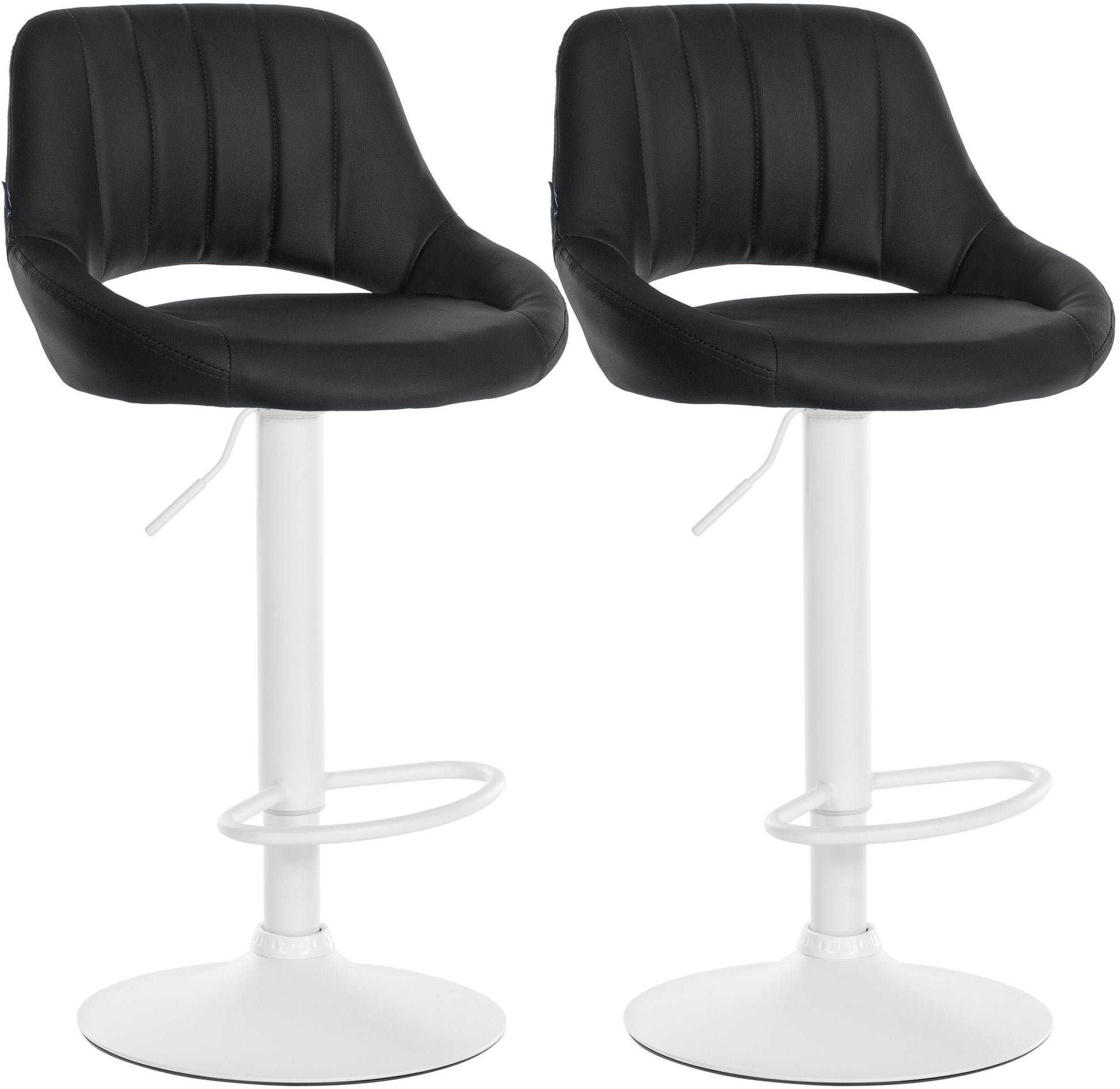 2er Set Barhocker Milet Kunstleder | homemem39