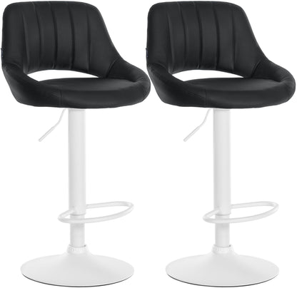 2er Set Barhocker Milet Kunstleder | homemem39