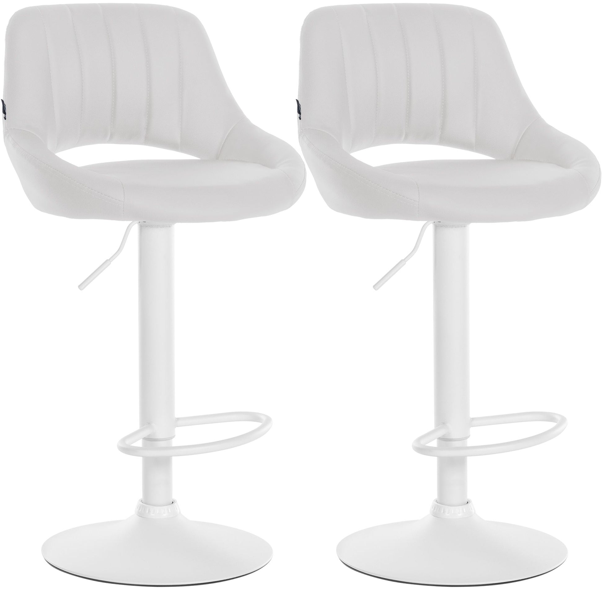 2er Set Barhocker Milet Kunstleder | homemem39