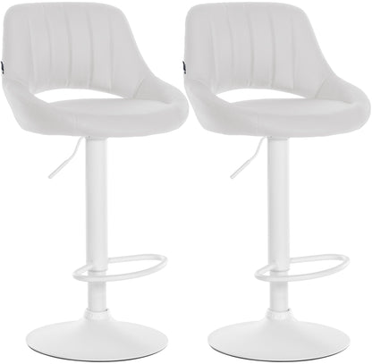 2er Set Barhocker Milet Kunstleder | homemem39