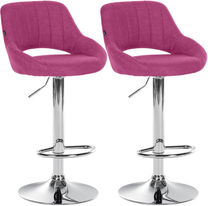 2er Set Barhocker Milet Stoff