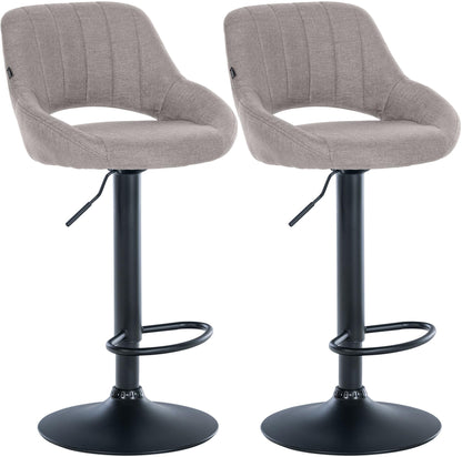 2er Set Barhocker Milet Stoff