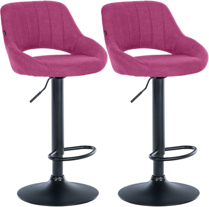 2er Set Barhocker Milet Stoff