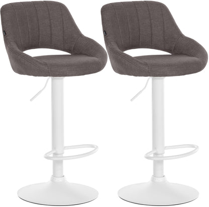 2er Set Barhocker Milet Stoff