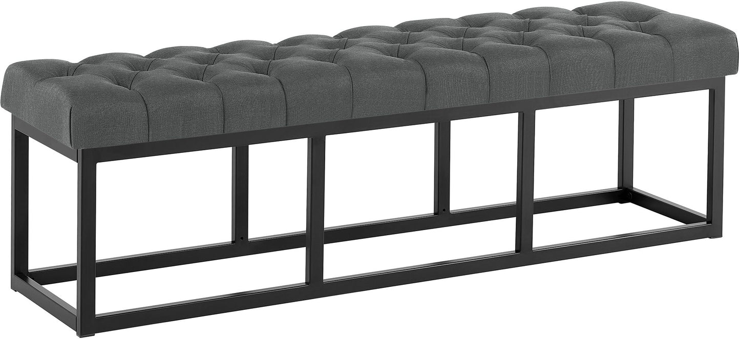 Sitzbank Amun Stoff Schwarz | homemem39