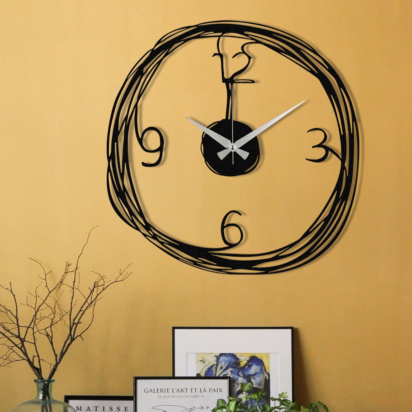 Orologio da Parete Decorativo in Metallo