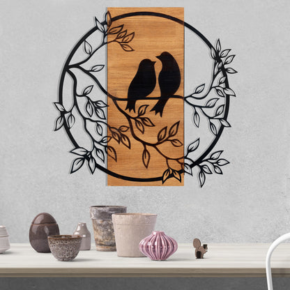 Accessorio Murale Decorativo in Legno