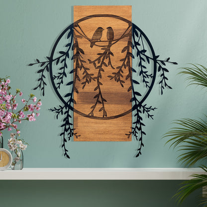 Accessorio Murale Decorativo in Legno